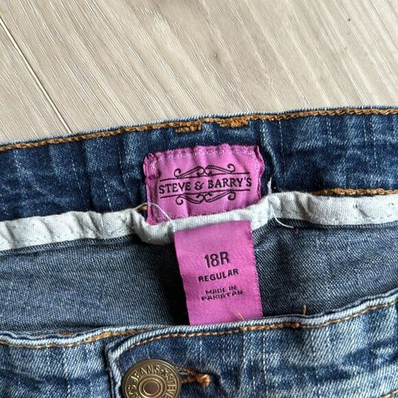 Steve & Barry’s Bootcut Embellished Jeans 18R 18 - Picture 7 of 7